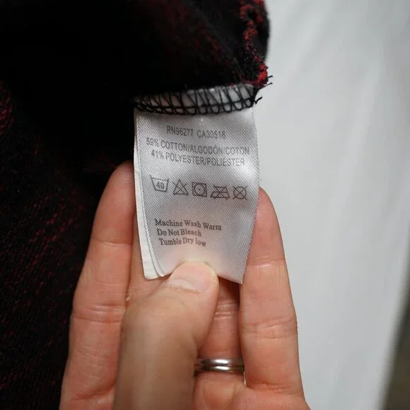 Men's Red Vans Hoodie Shirt, Size Medium - Picture 9 of 9